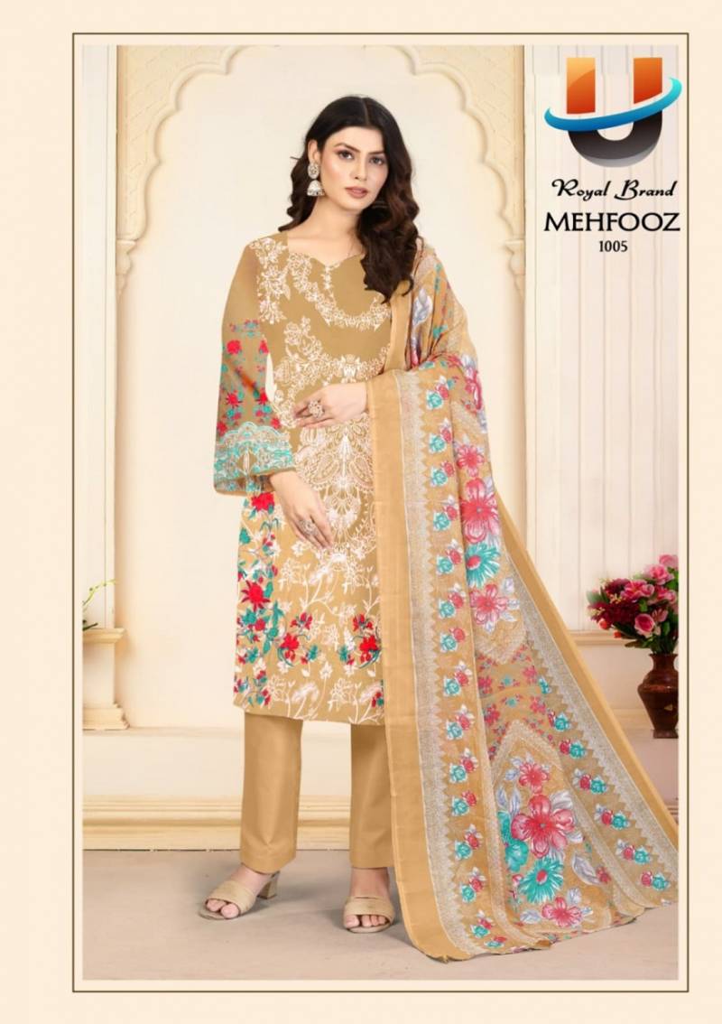 Royal Mehfooz Vol 1 Cotton Printed Dress Material Collection