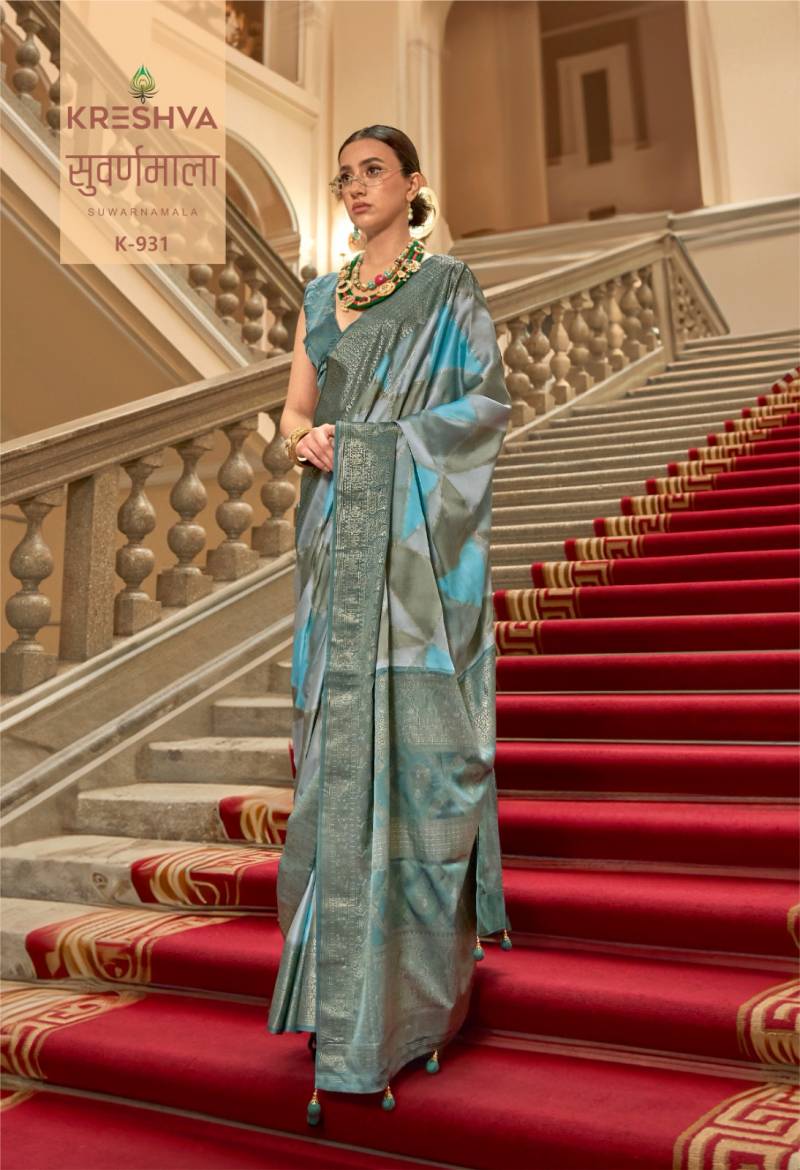 Kreshva Suwarnamala Gaji Satin Fancy Sarees