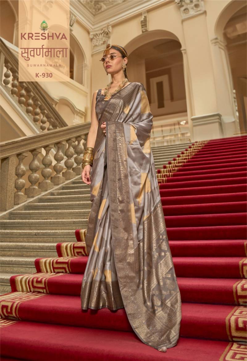Kreshva Suwarnamala Gaji Satin Fancy Sarees