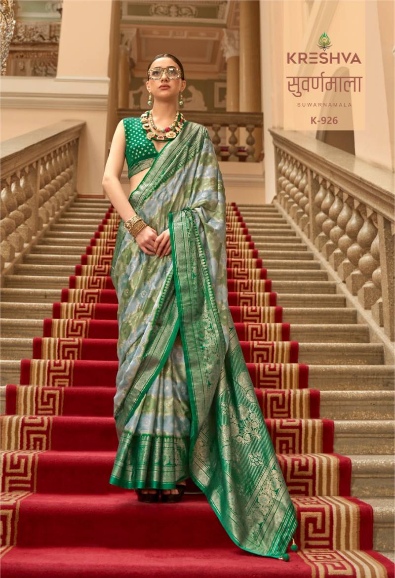 Kreshva Suwarnamala Gaji Satin Fancy Sarees