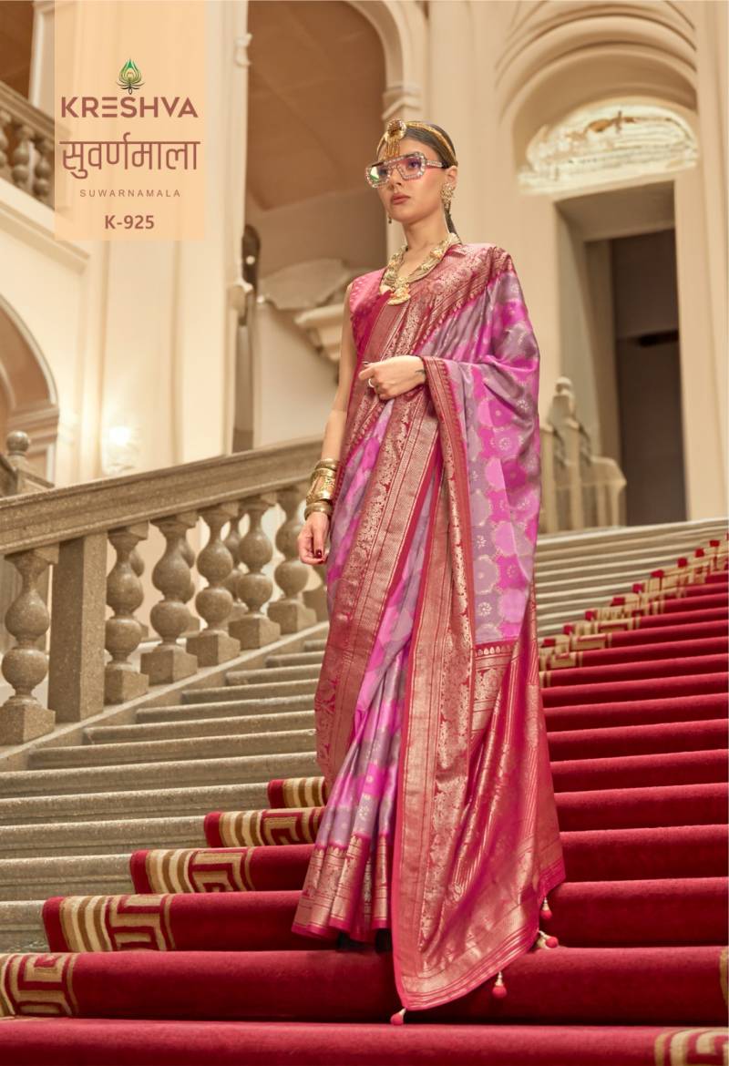 Kreshva Suwarnamala Gaji Satin Fancy Sarees