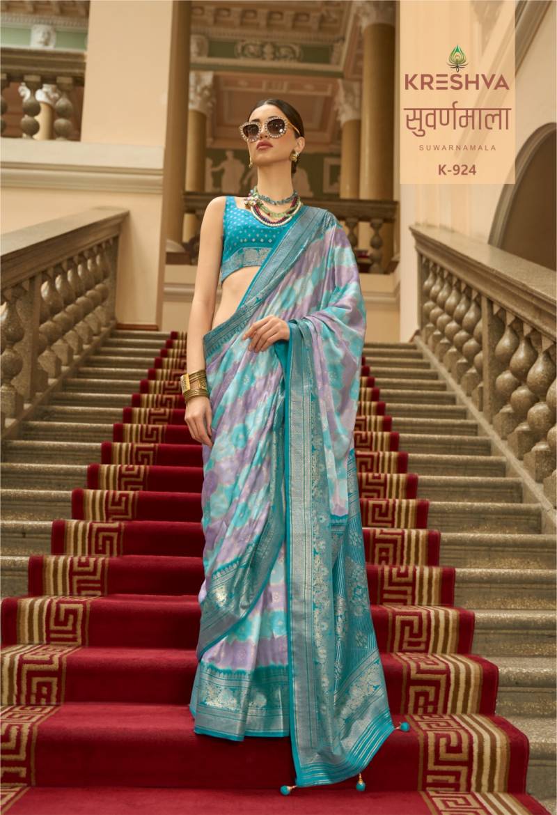Kreshva Suwarnamala Gaji Satin Fancy Sarees