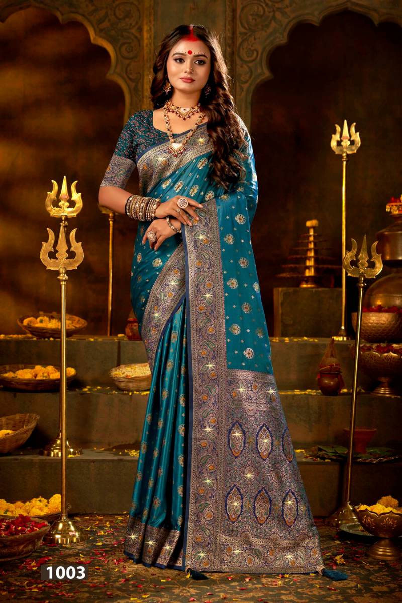 Saroj Anokhi Satin Saroski Vol 3 Festive Wear Silk Sarees Collection