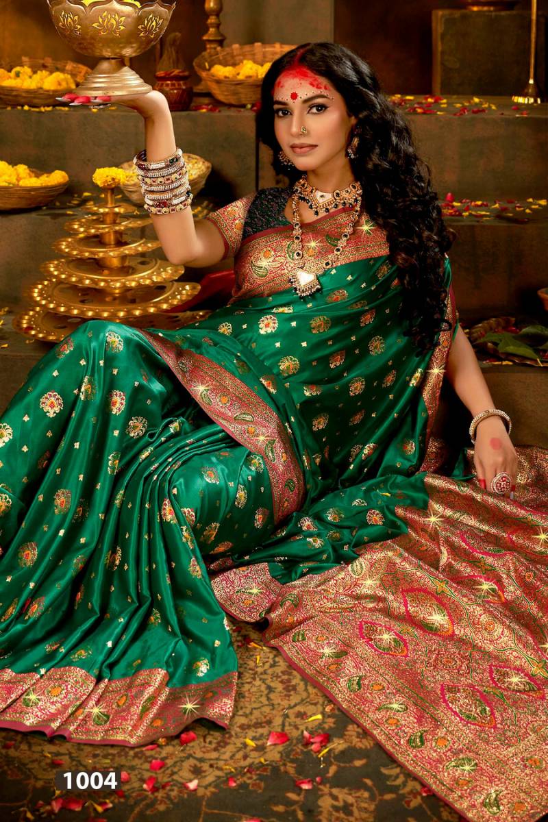 Saroj Anokhi Satin Saroski Vol 3 Festive Wear Silk Sarees Collection