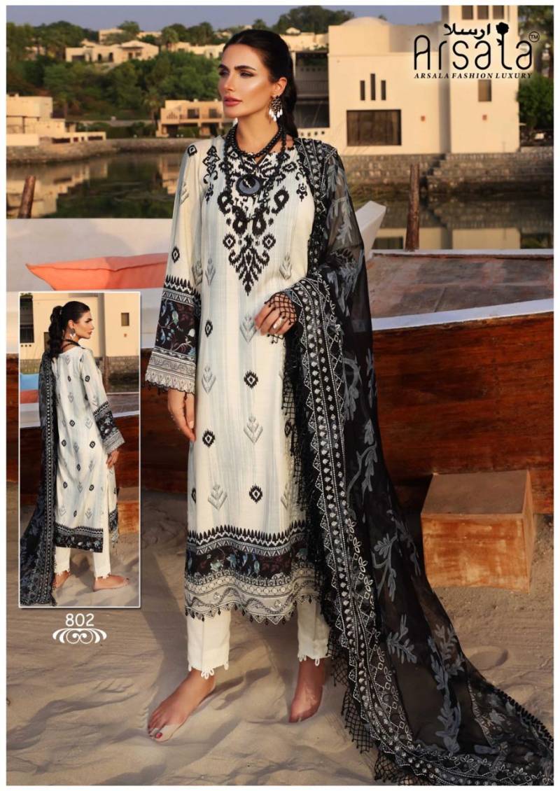 Arsala Amira Heavy Cotton Luxury Vol 8 Dress Material