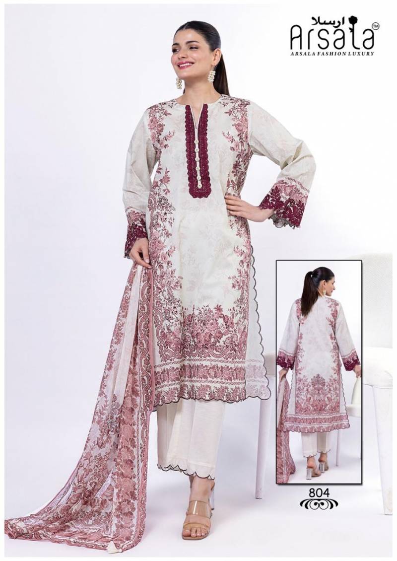 Arsala Amira Heavy Cotton Luxury Vol 8 Dress Material