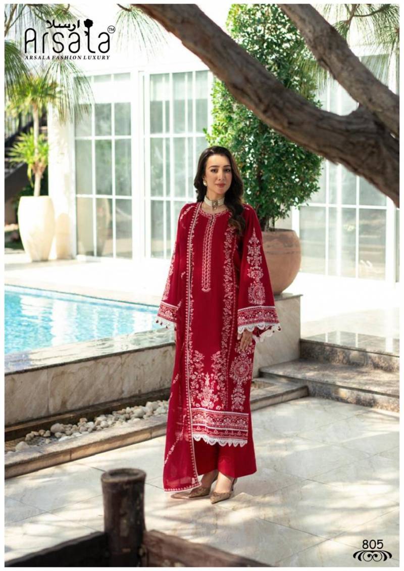 Arsala Amira Heavy Cotton Luxury Vol 8 Dress Material