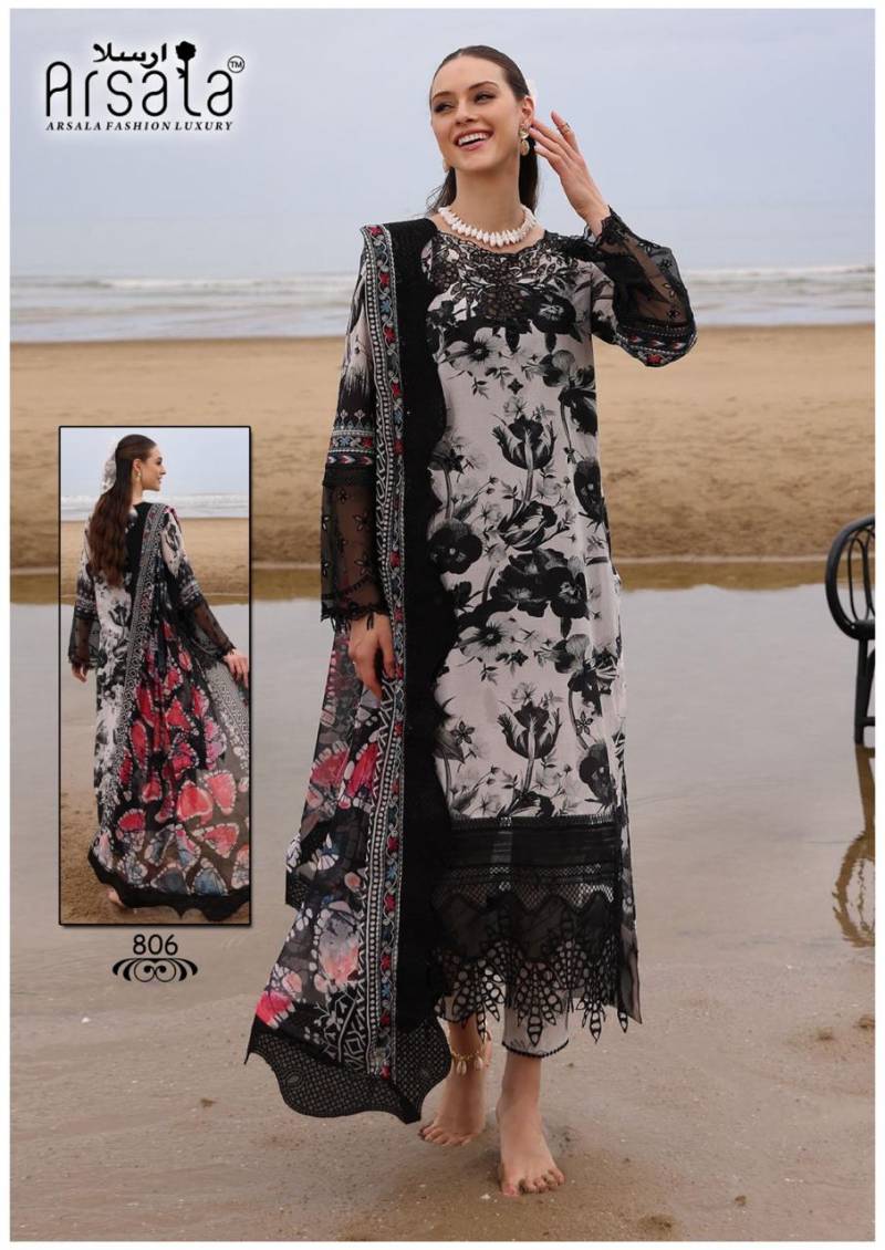 Arsala Amira Heavy Cotton Luxury Vol 8 Dress Material