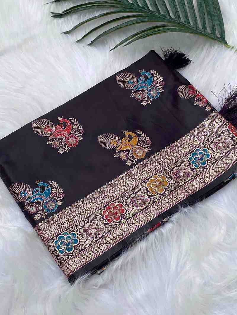 Kc 4025 Traditional Wear Satin Silk Sarees Collection