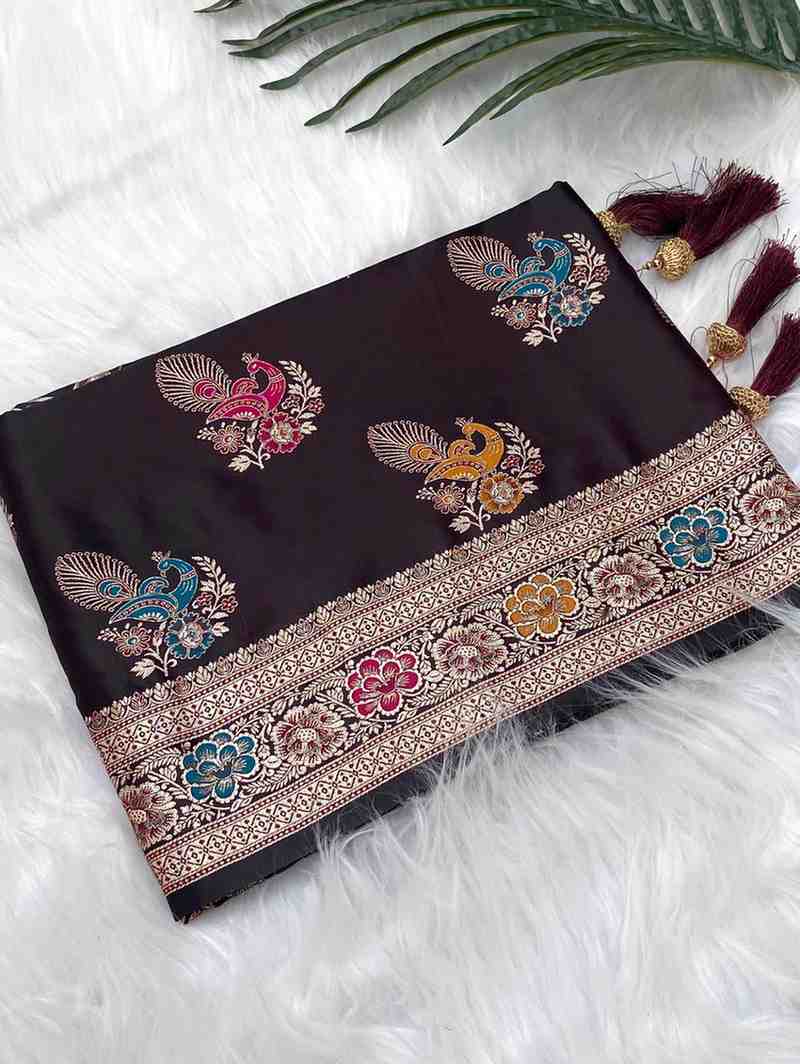 Kc 4025 Traditional Wear Satin Silk Sarees Collection