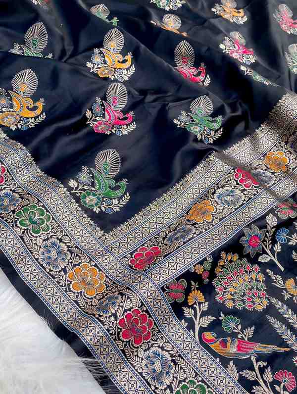 Kc 4025 Traditional Wear Satin Silk Sarees Collection