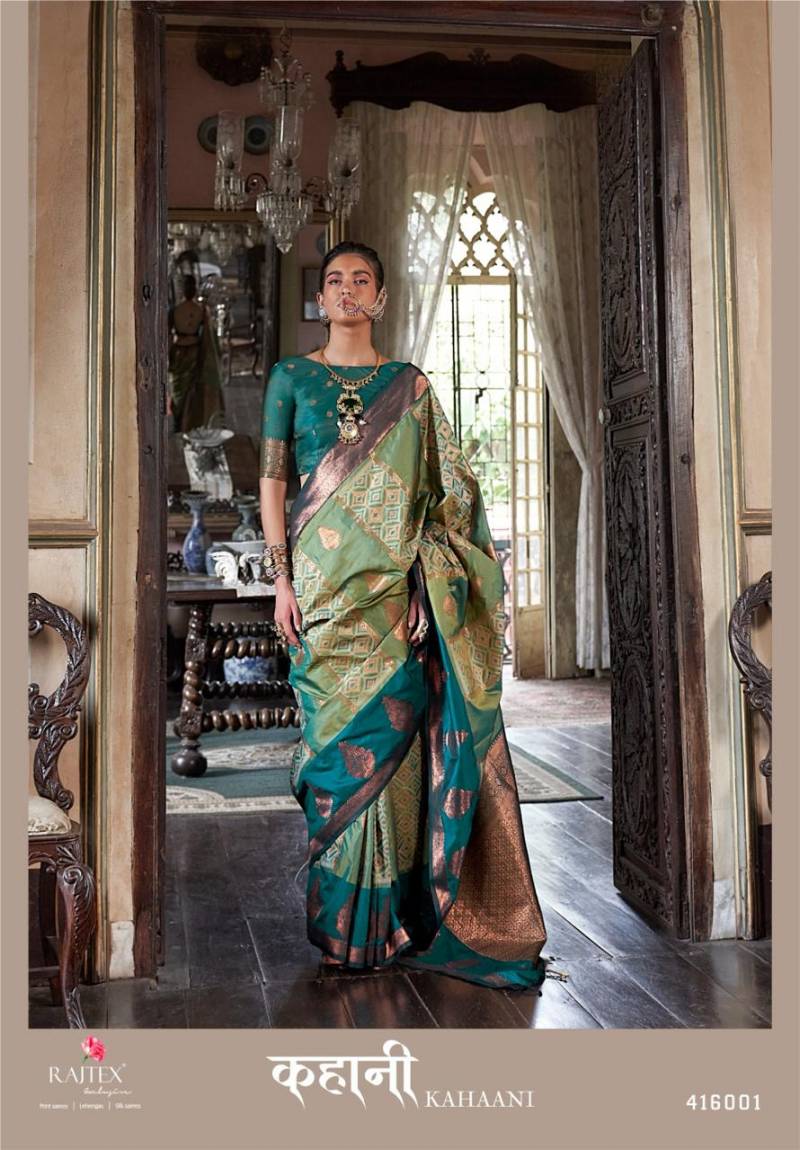 Rajtex Kahaani Silk Pochampally Weaving Fancy Sarees