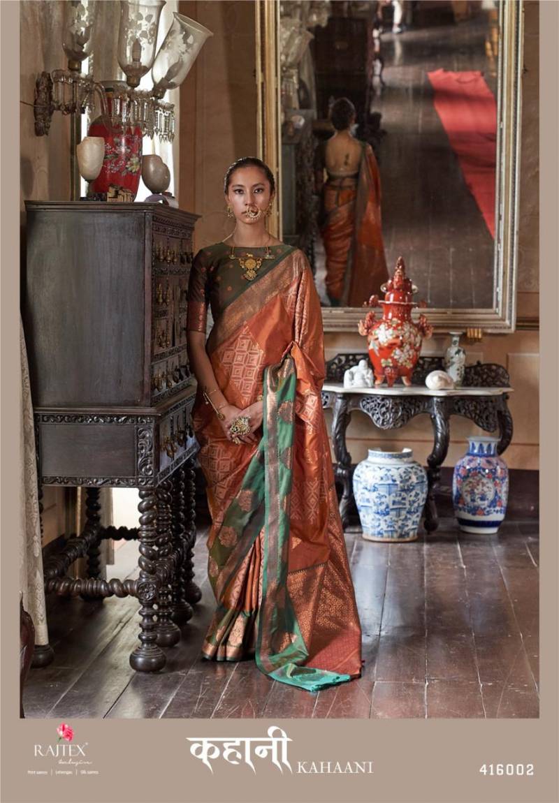 Rajtex Kahaani Silk Pochampally Weaving Fancy Sarees