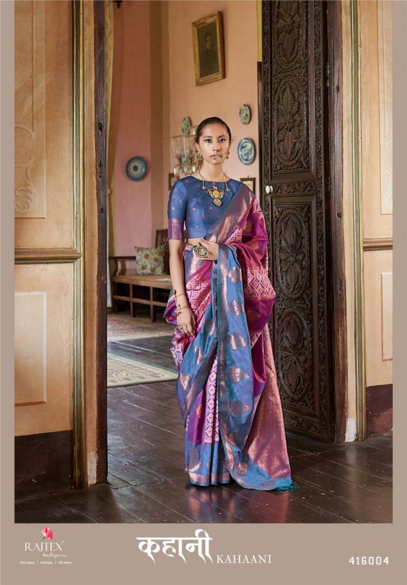 Rajtex Kahaani Silk Pochampally Weaving Fancy Sarees