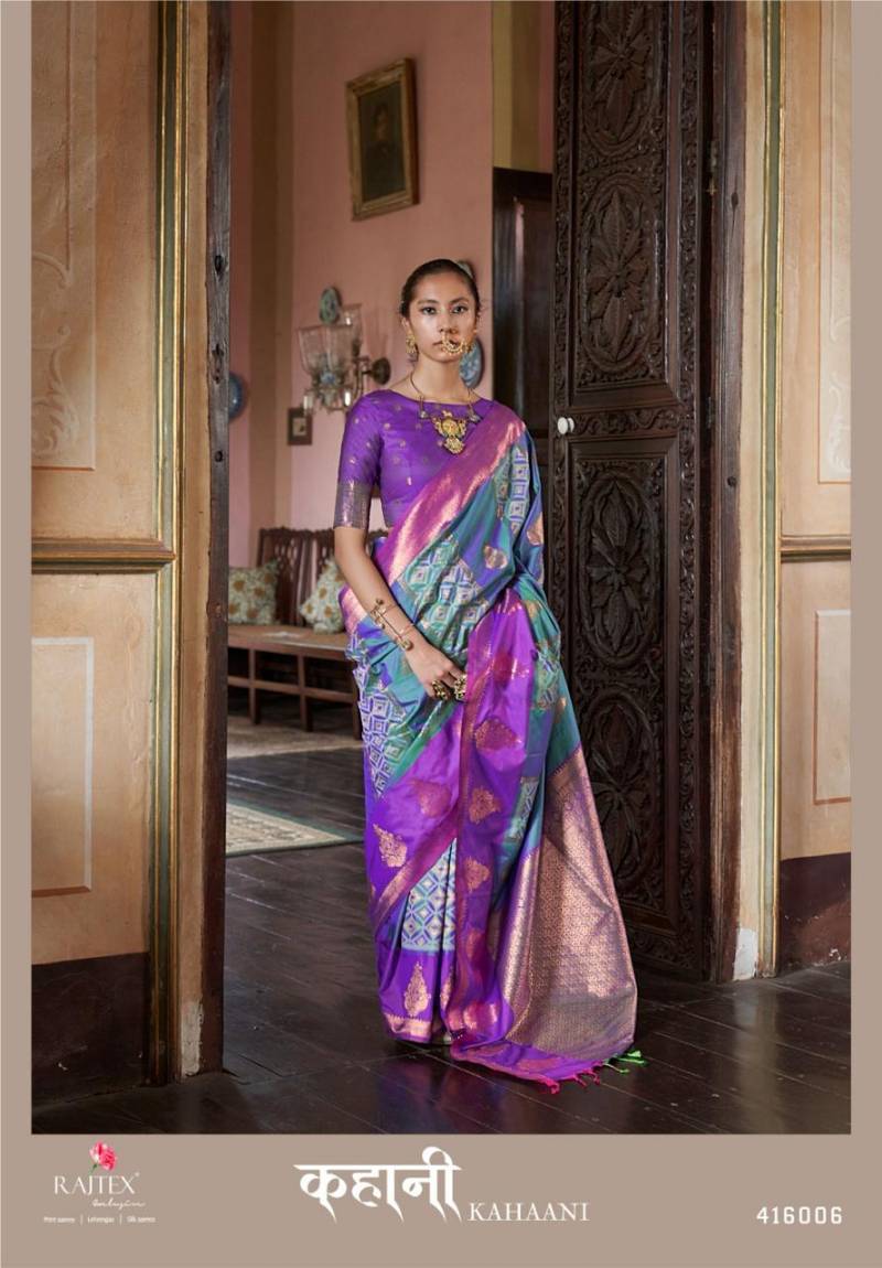 Rajtex Kahaani Silk Pochampally Weaving Fancy Sarees