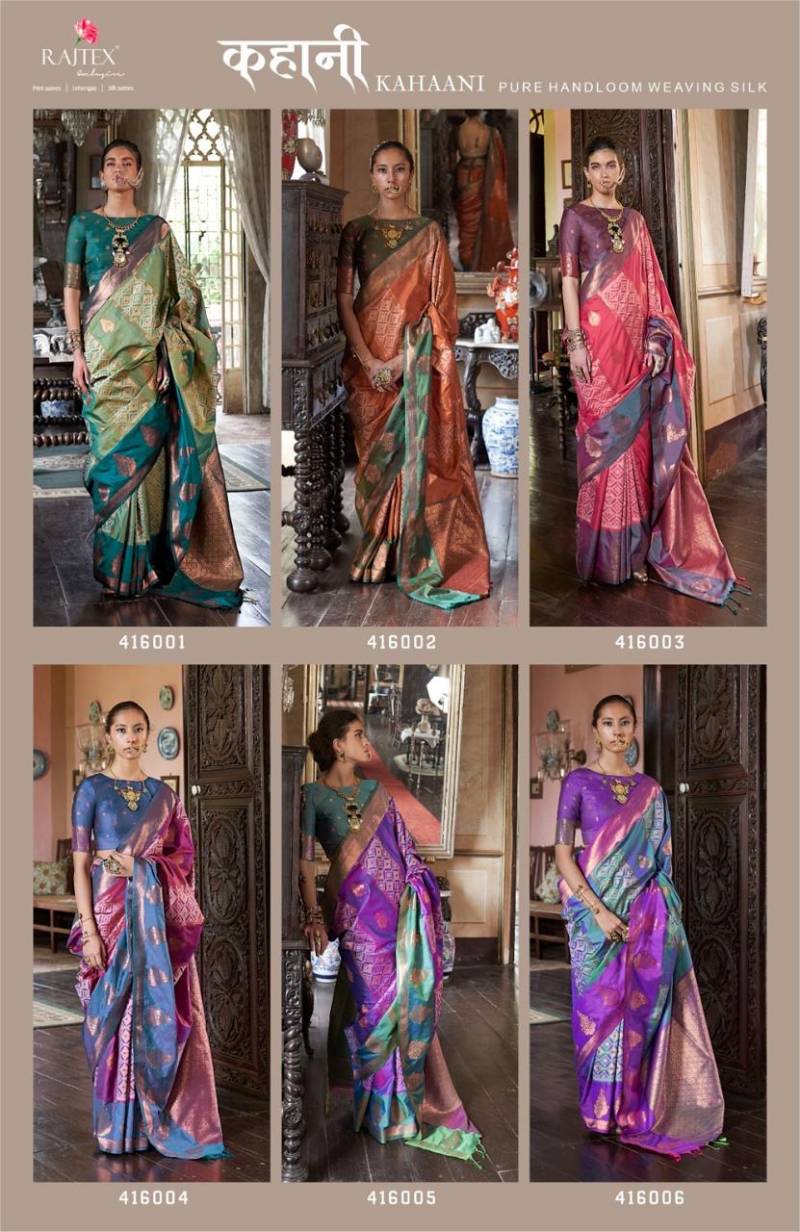 Rajtex Kahaani Silk Pochampally Weaving Fancy Sarees