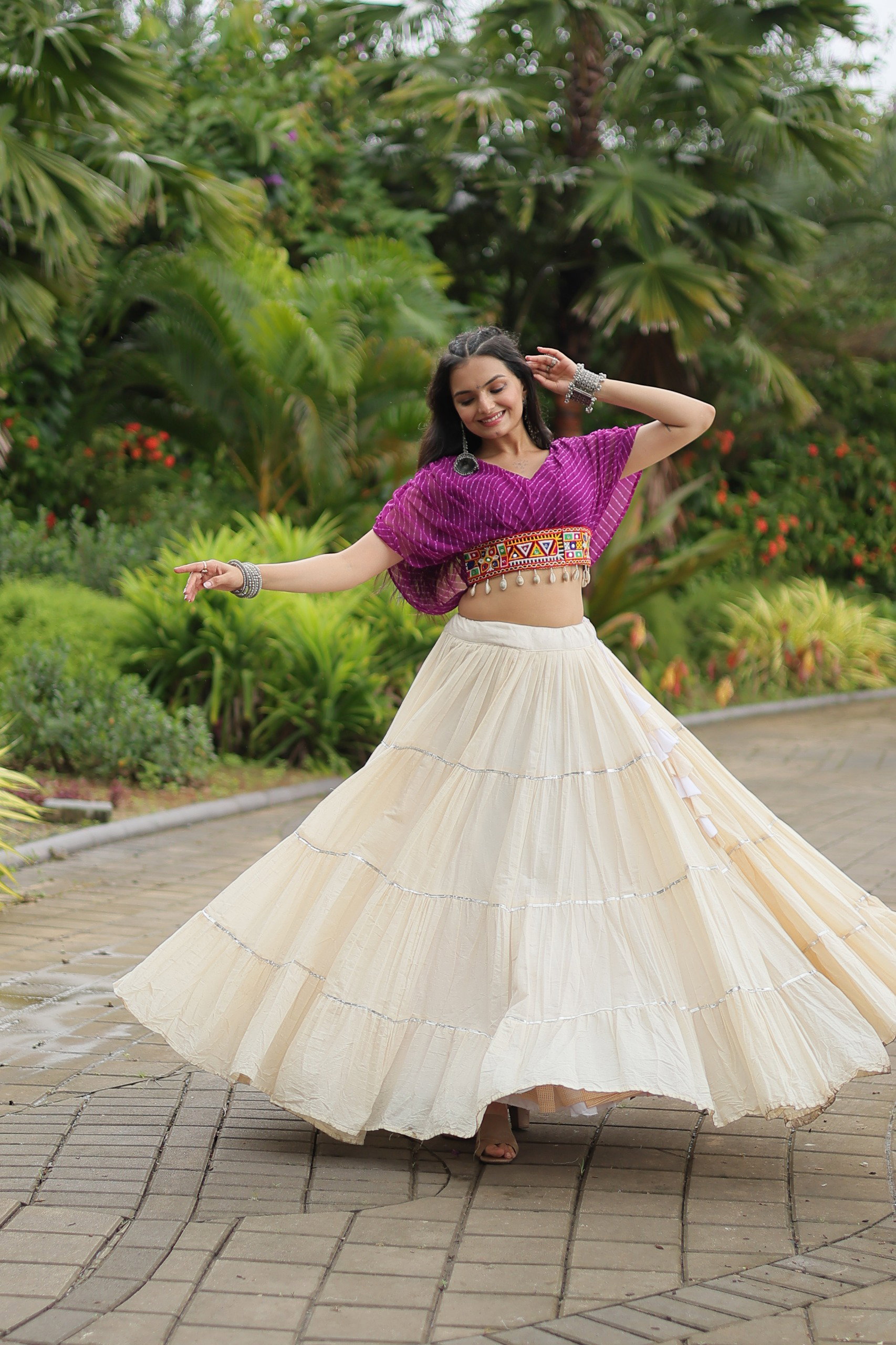 Lekha KA 5037 Kora Cotton Readymade Lehenga Choli