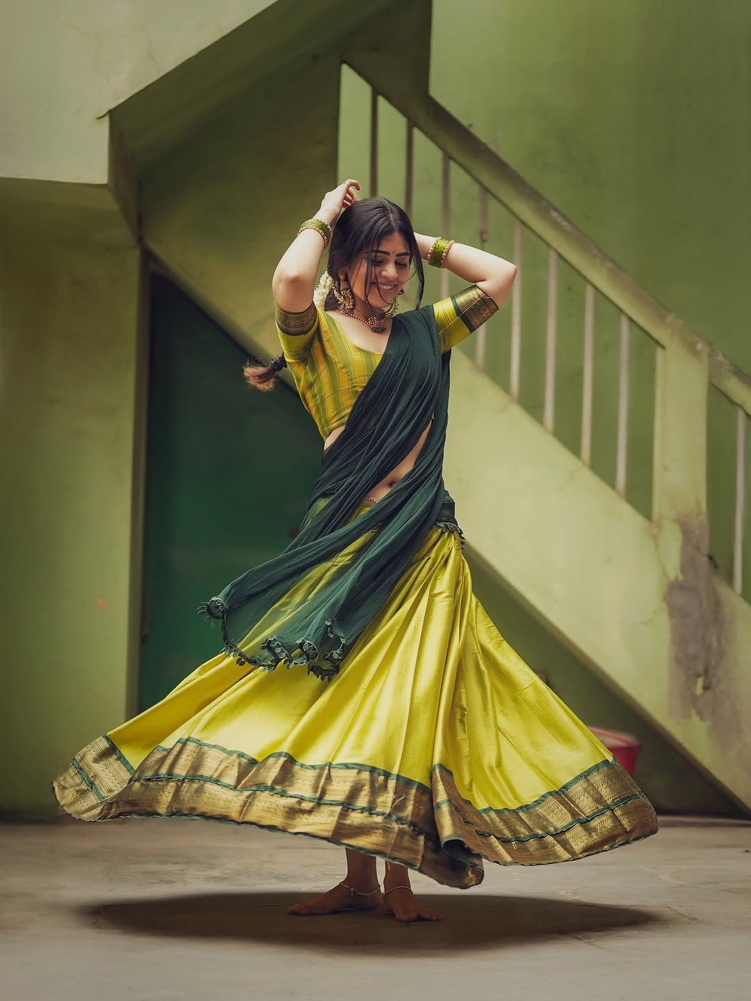 Lekha Var VCL2020-Pallavi Cotton Woven Lehenga Choli
