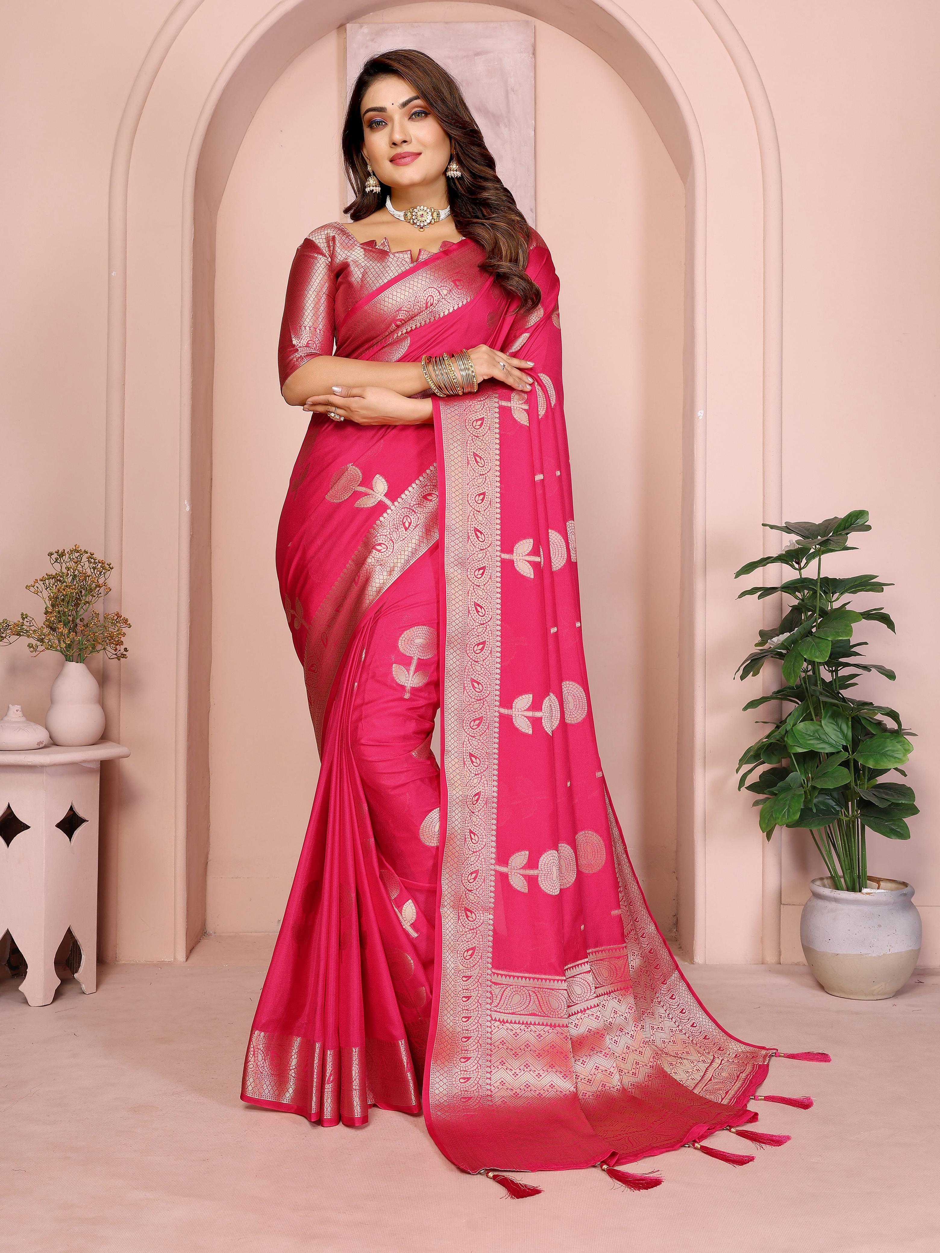 Lekha VC Gulzari Soft Georgette Silk Banarasi Saree Collection