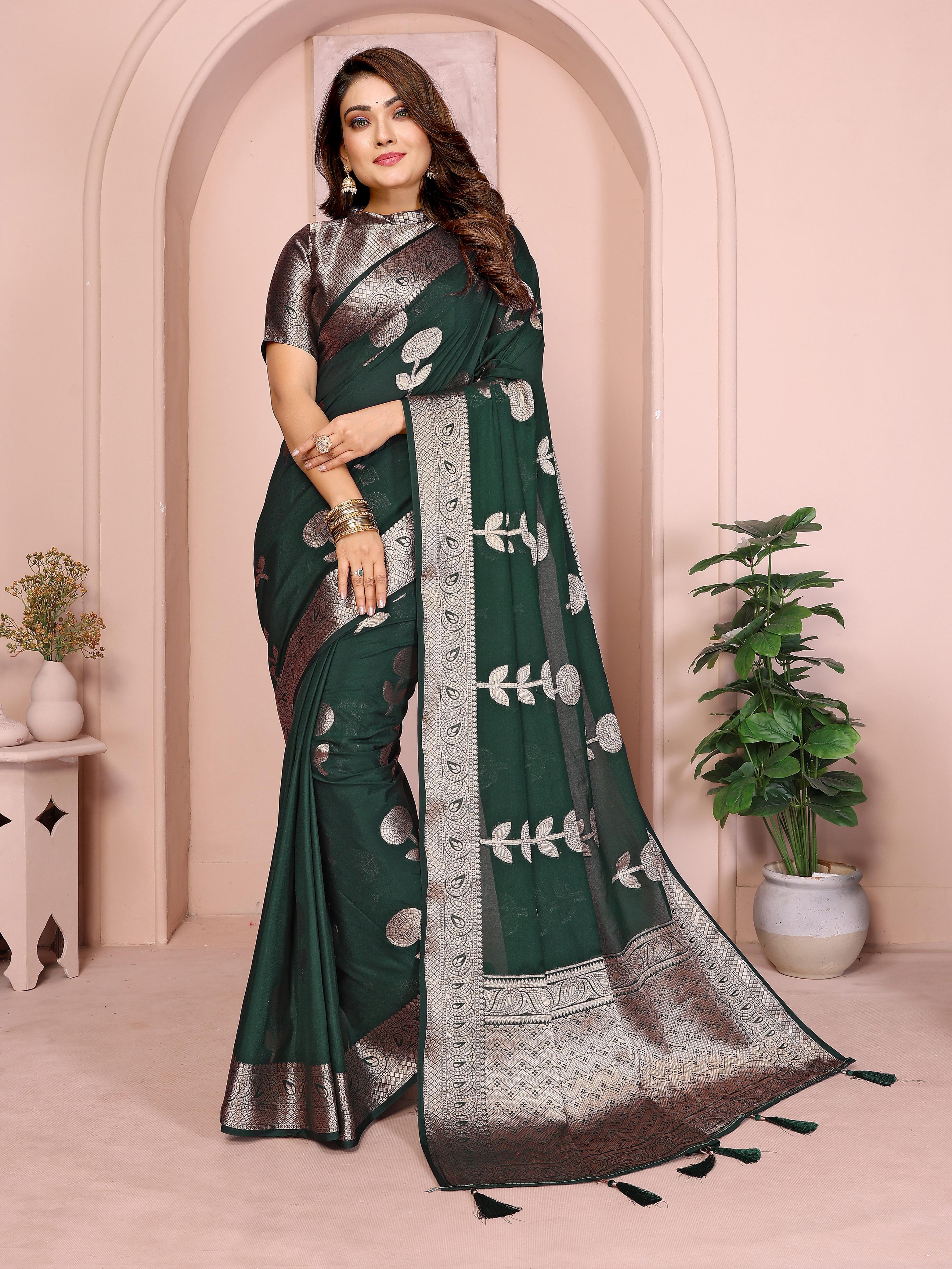 Lekha VC Gulzari Soft Georgette Silk Banarasi Saree Collection