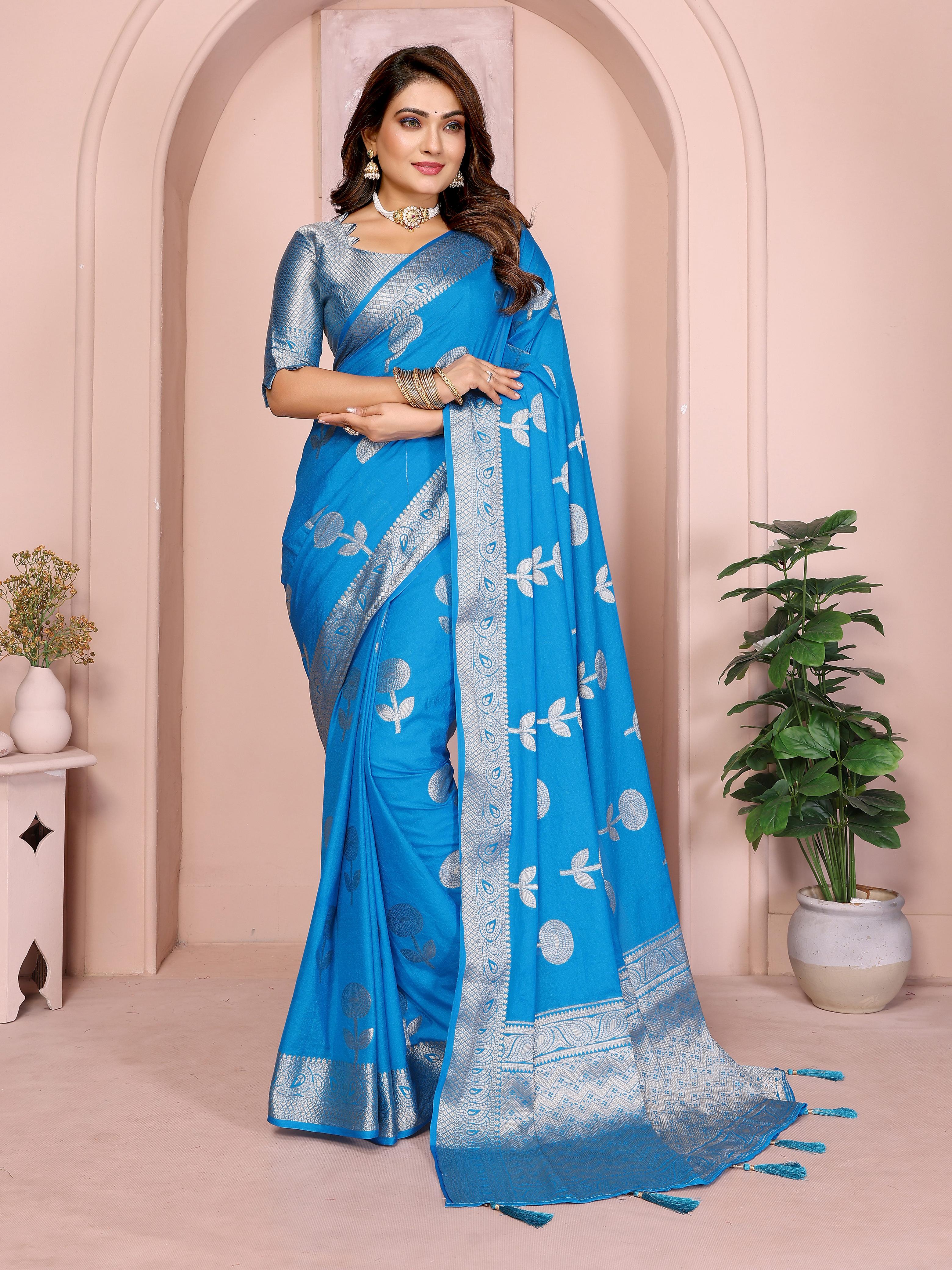 Lekha VC Gulzari Soft Georgette Silk Banarasi Saree Collection