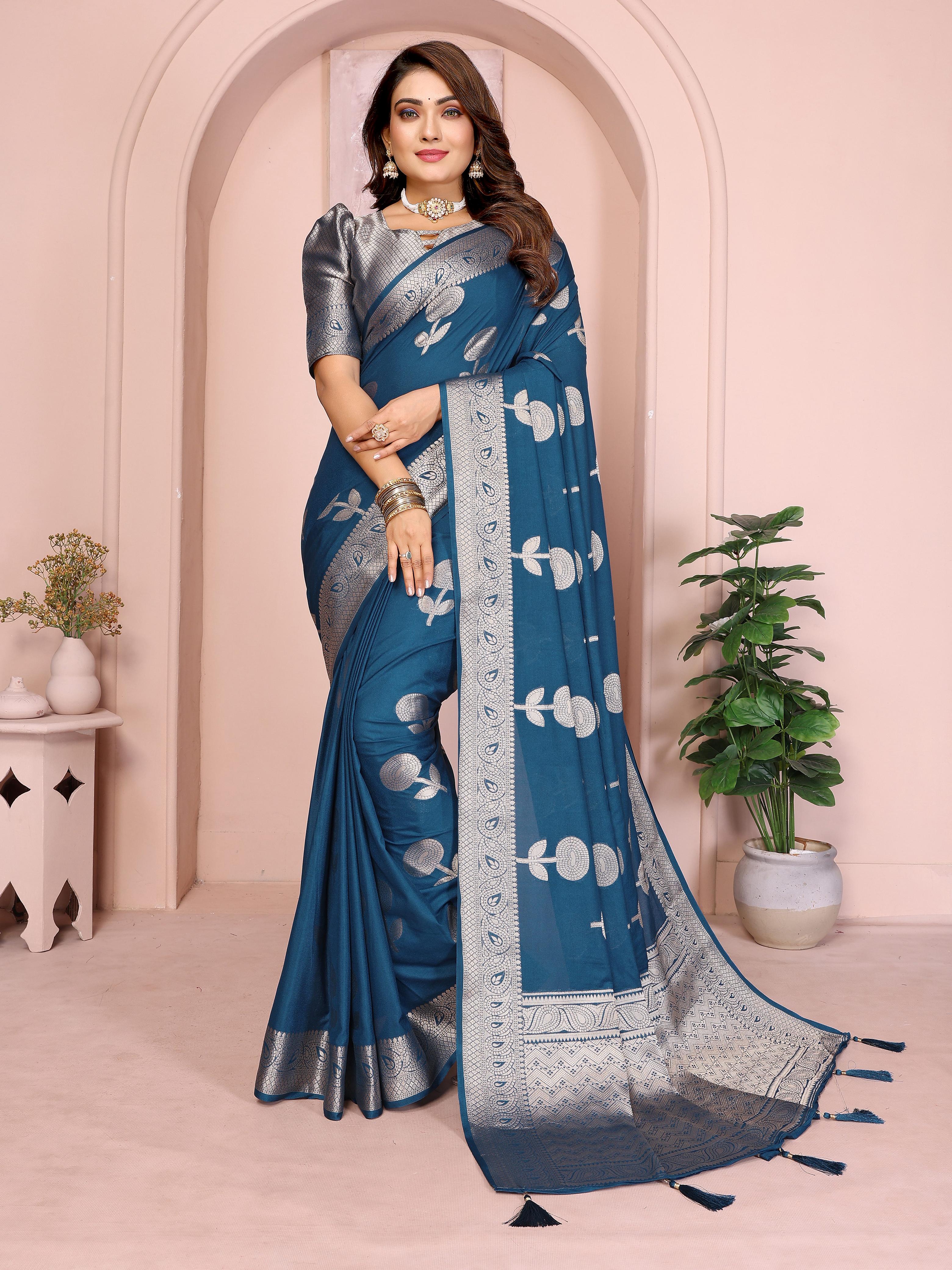 Lekha VC Gulzari Soft Georgette Silk Banarasi Saree Collection