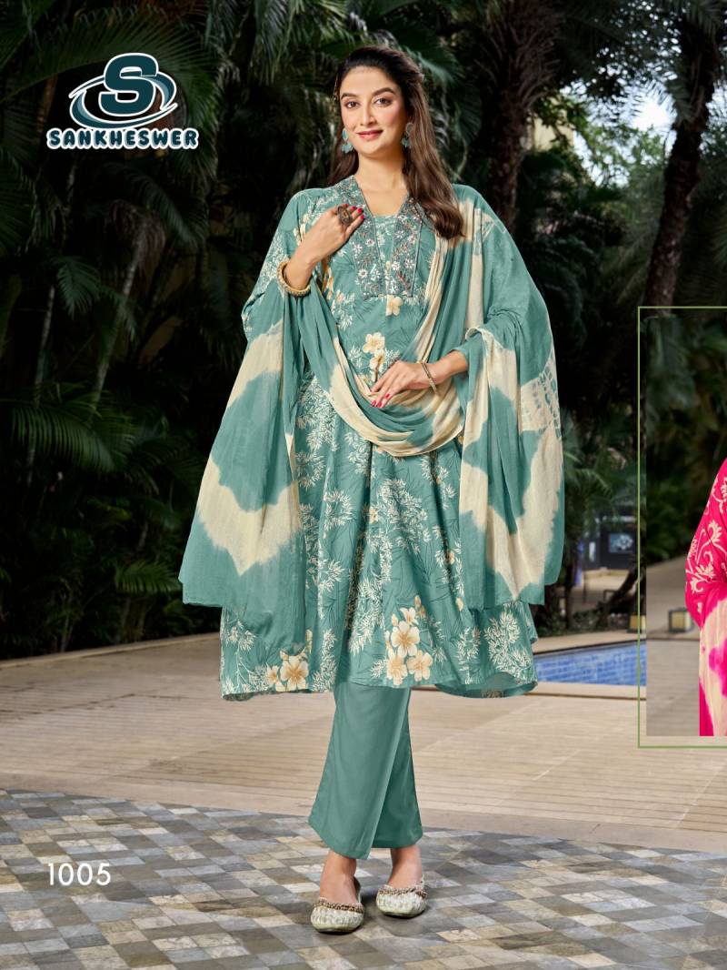 Sankheswer Affairs Vol 1 Rayon Printed Readymade Suit