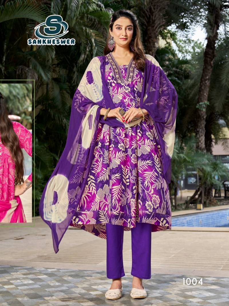 Sankheswer Affairs Vol 1 Rayon Printed Readymade Suit