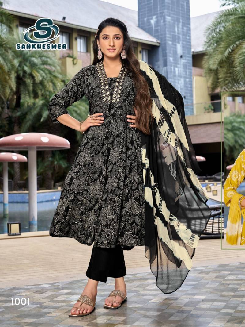 Sankheswer Affairs Vol 1 Rayon Printed Readymade Suit