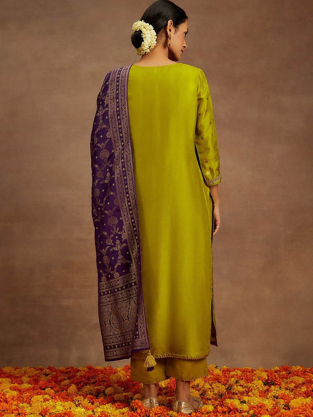 Navya Kurti 109 Party Wear Embroidery Worked Pure Silk Blend with Pant and Dupatta Set 