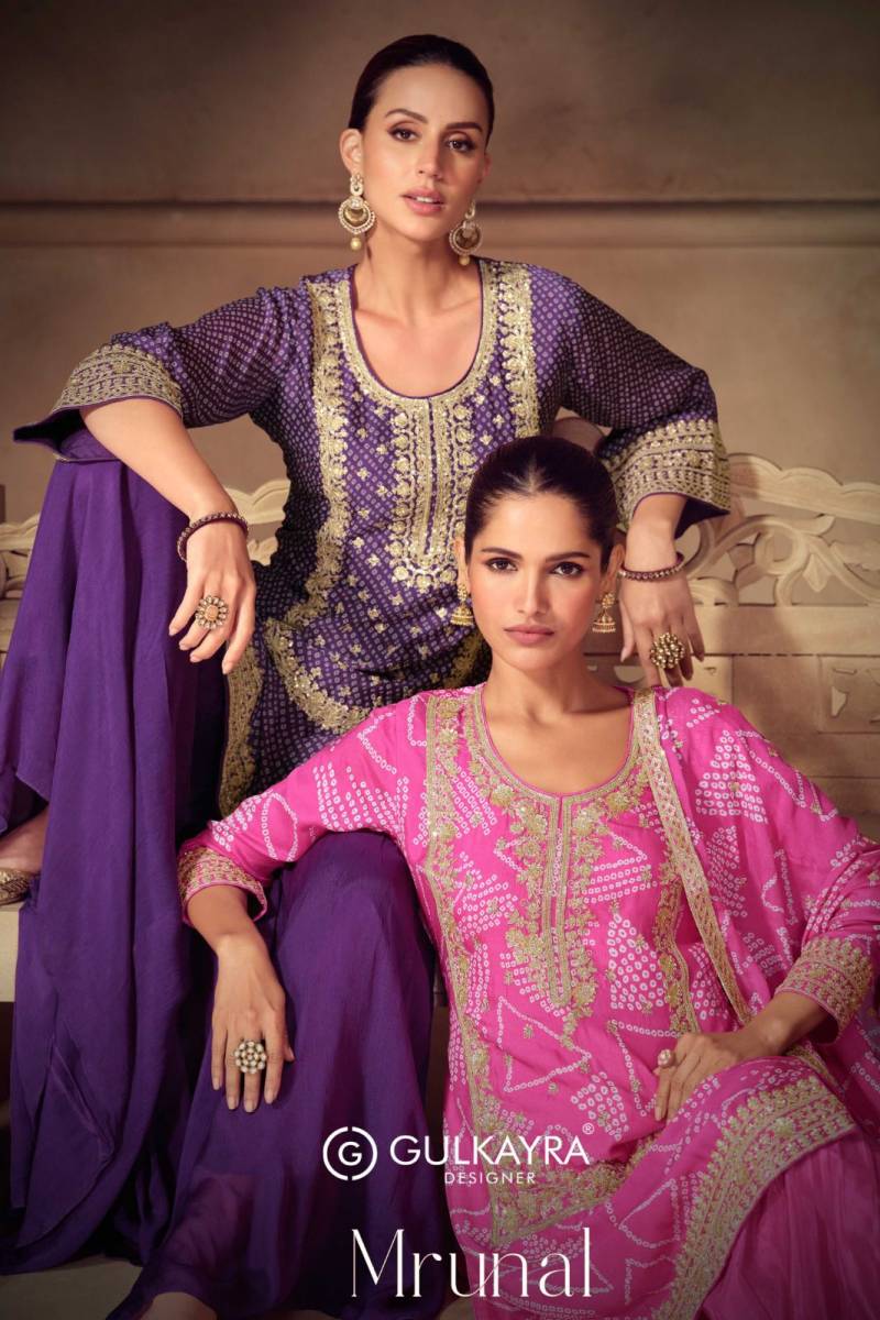 Gulkayra Mrunal Chinon Digital Printed Salwar Kameez