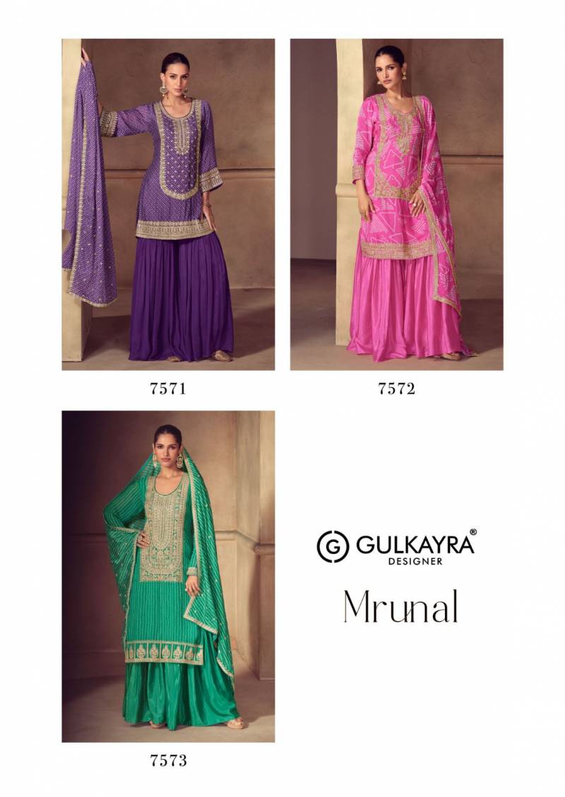 Gulkayra Mrunal Chinon Digital Printed Salwar Kameez