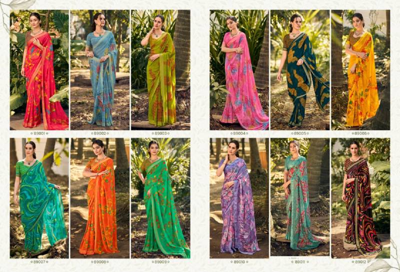 Vipul Urvashi Chiffon Fancy Sarees Collection