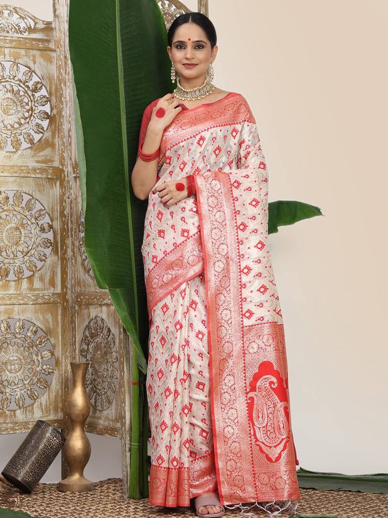 Ast Sindoori Saat Festive Wear Linen Cotton Saree Collection