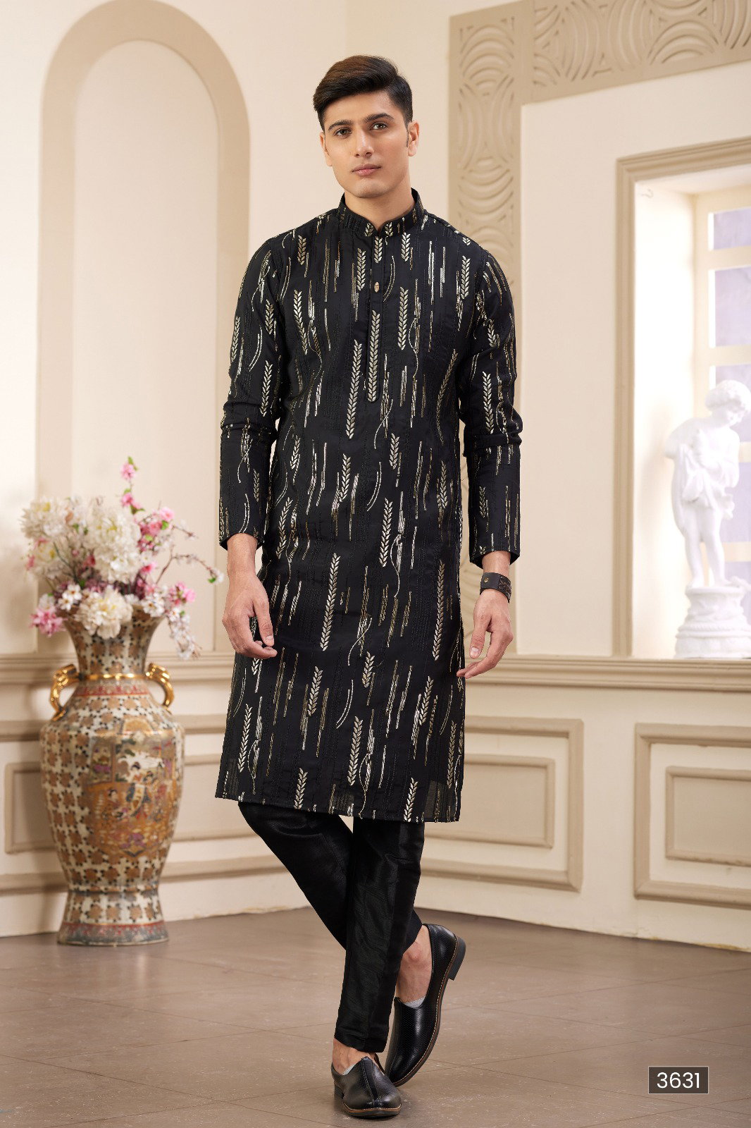 Sumi 01 Art Silk Computer Thread Work Kurta Pajama Collection