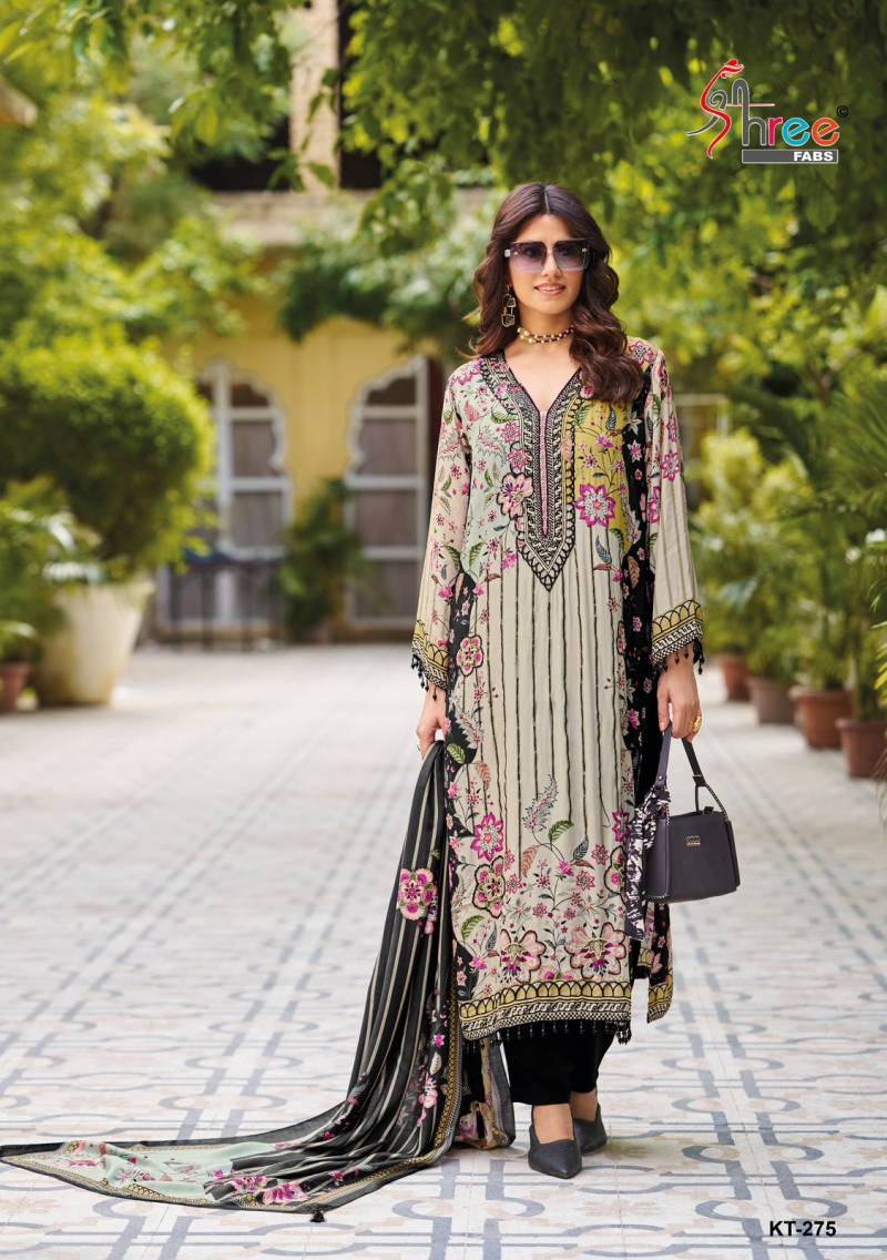 Shree Kt 275 Viscose Maslin Digital Print Salwar Suits
