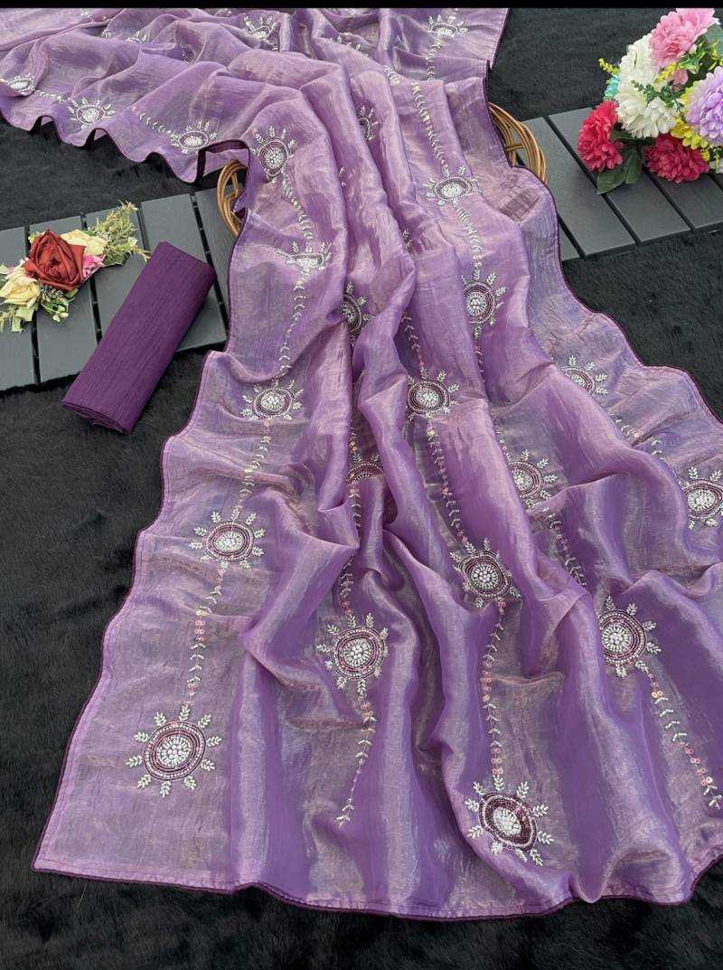 Vt 757 T Kerala Silk Embroidered Party Wear Sarees Collection