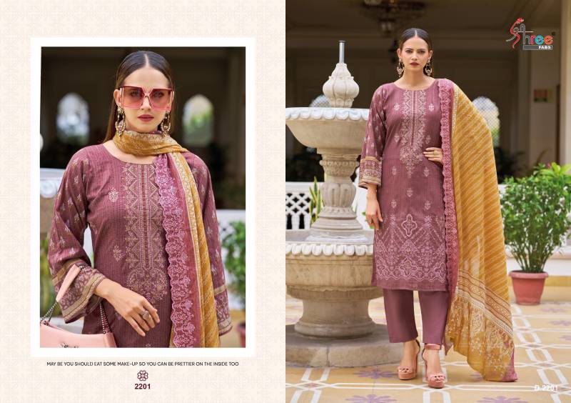 Shree Bin Saeed Lawn Collection Vol 22 Pakistani Salwar Kameez