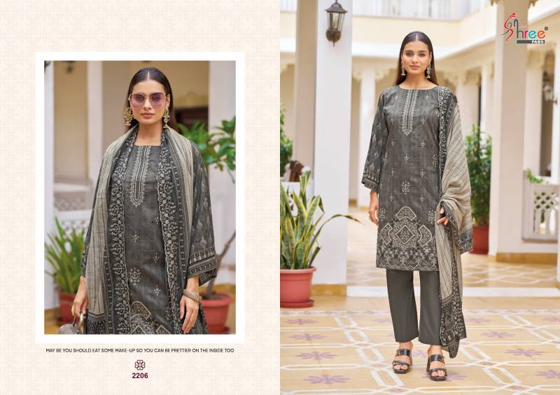 Shree Bin Saeed Lawn Collection Vol 22 Pakistani Salwar Kameez