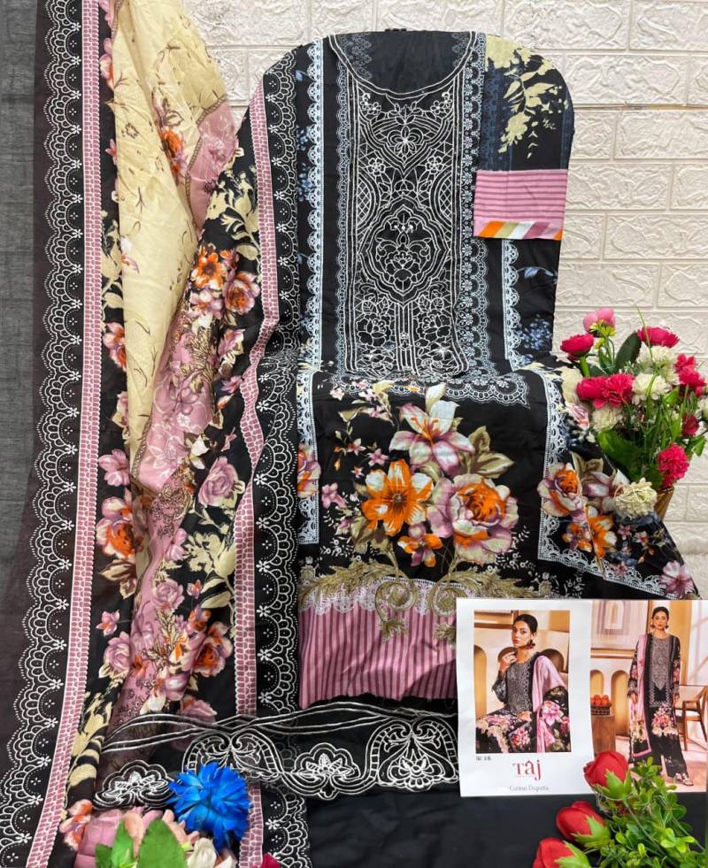 Taj 616 Chiffon Dupatta Pakistani Salwar Suits
