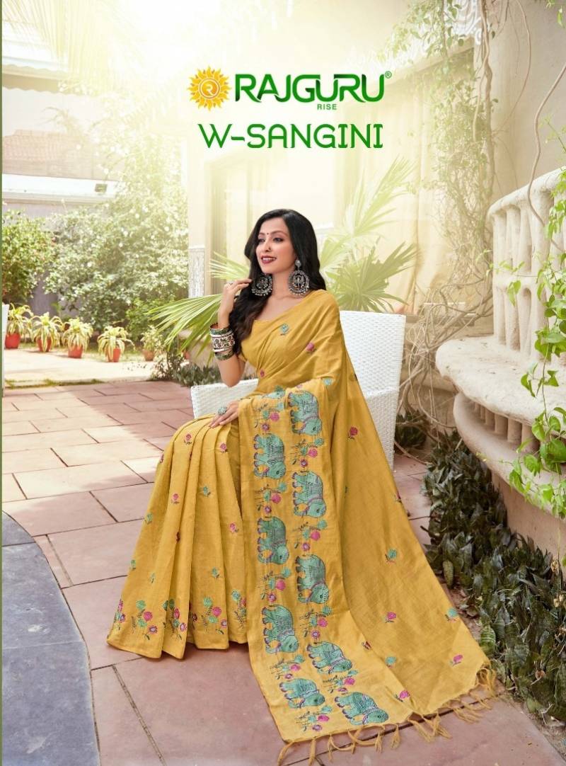 Rajguru Sangini Chanderi Cotton Fancy Sarees