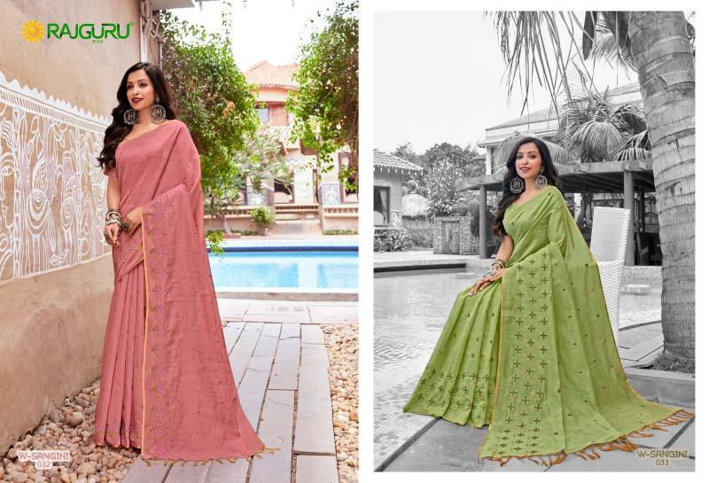 Rajguru Sangini Chanderi Cotton Fancy Sarees