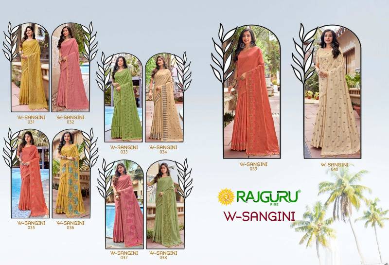 Rajguru Sangini Chanderi Cotton Fancy Sarees