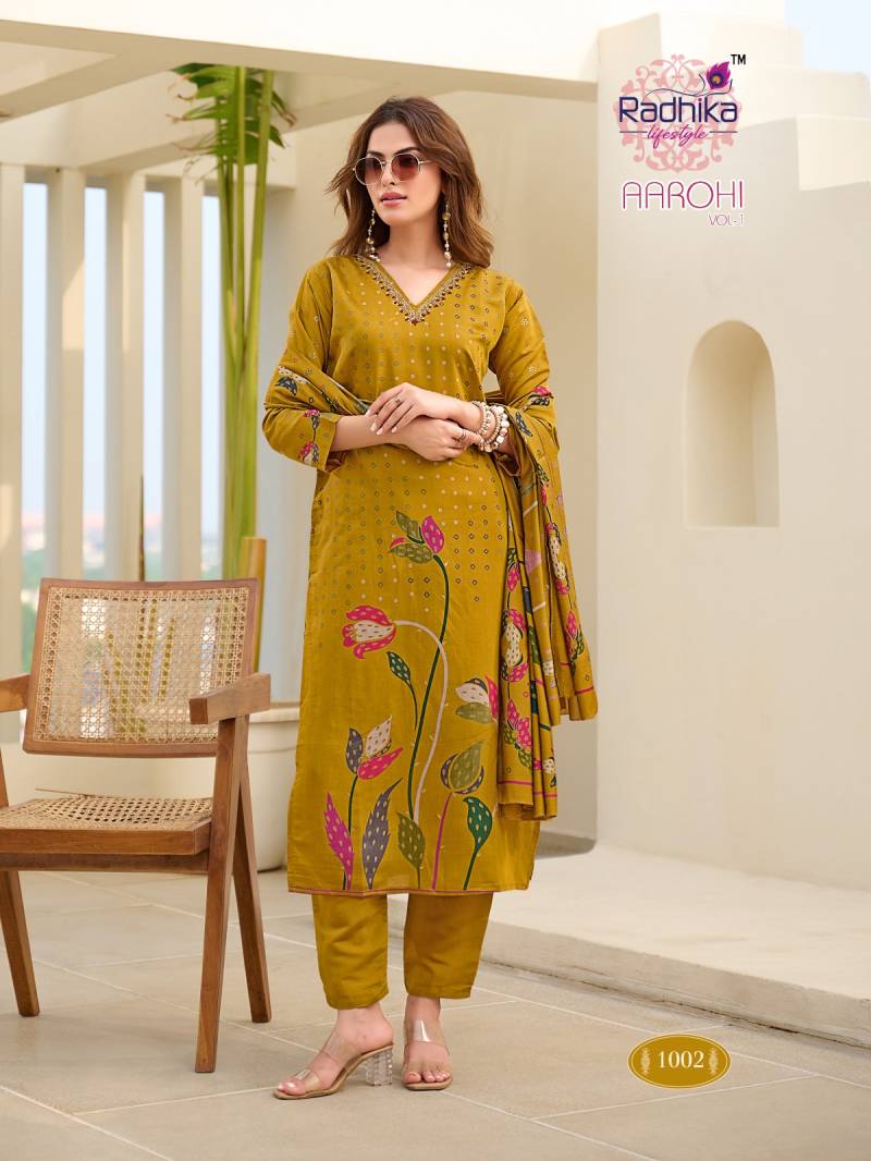 Radhika Aarohi Vol 1 Modal Discharge Printed Readymade Suit