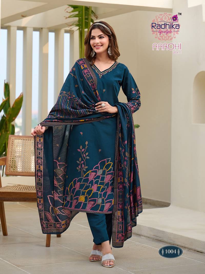 Radhika Aarohi Vol 1 Modal Discharge Printed Readymade Suit