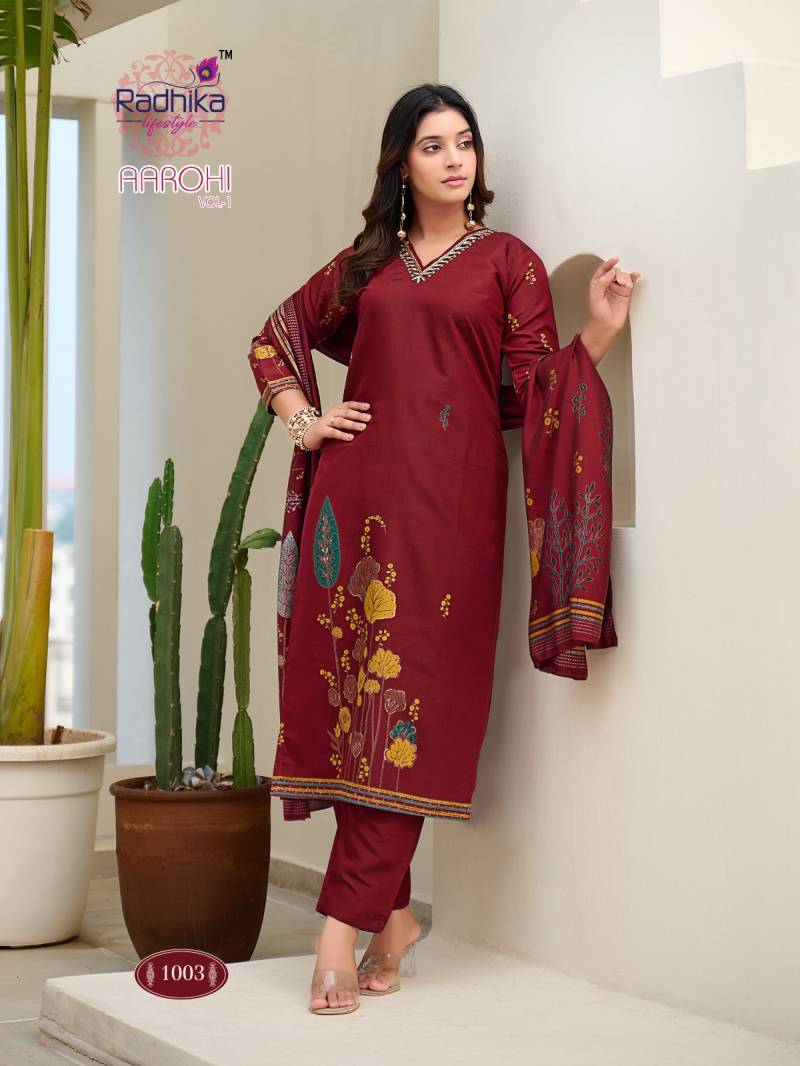 Radhika Aarohi Vol 1 Modal Discharge Printed Readymade Suit