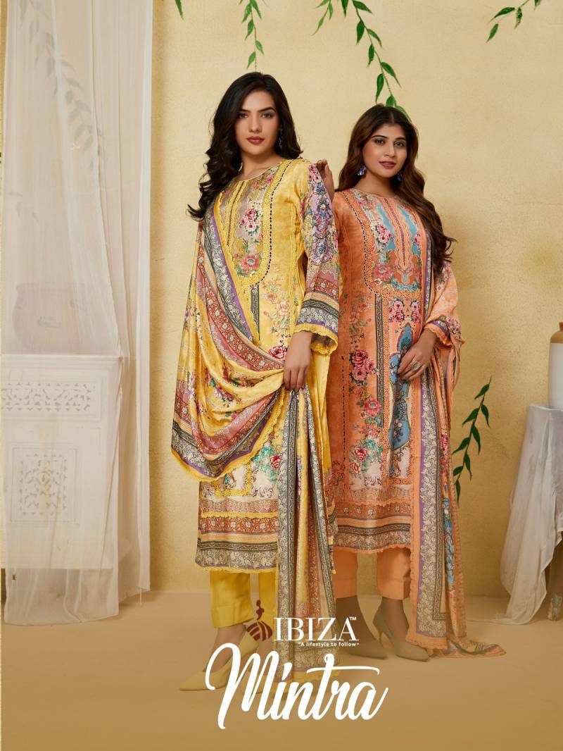 Ibiza Mintra Bemberg Maslin Digital Printed Salwar Kameez
