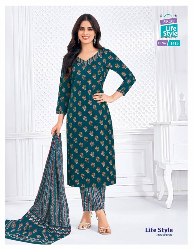 Mcm Lifestyle Vol 14 Readymade Cotton Printed Kurti Sets Collection
