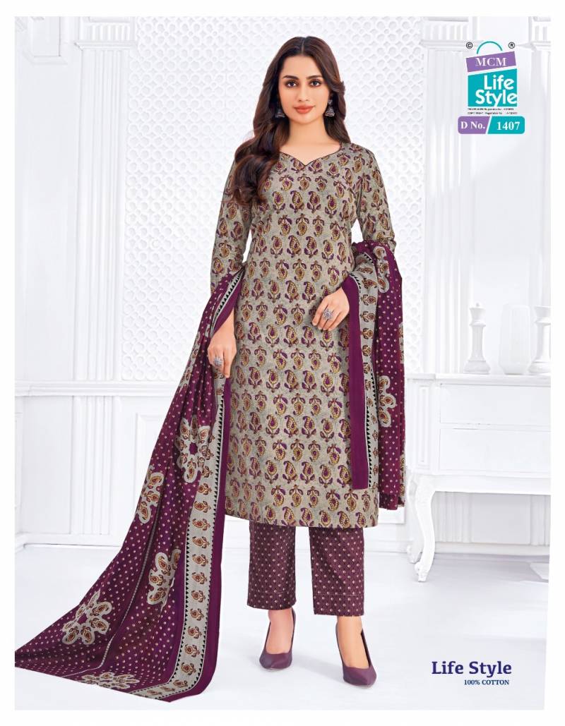 Mcm Lifestyle Vol 14 Readymade Cotton Printed Kurti Sets Collection