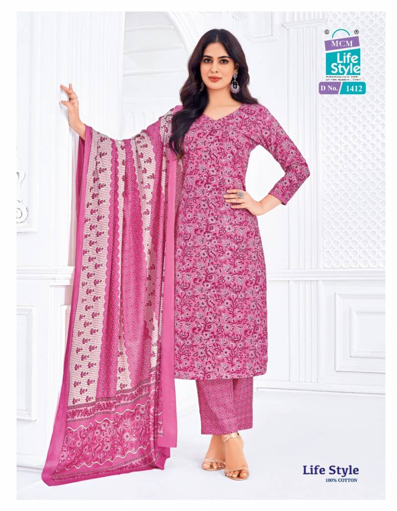 Mcm Lifestyle Vol 14 Readymade Cotton Printed Kurti Sets Collection